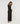 Draped maxi dress - Noir